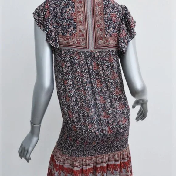 Ulla Johnson Dress Simone Floral Print Silk Size 0 - Picture 5 of 7